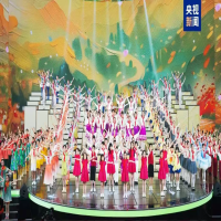 利亚德近2000㎡巨幕震撼登场，央视六一晚会科技感“爆表”